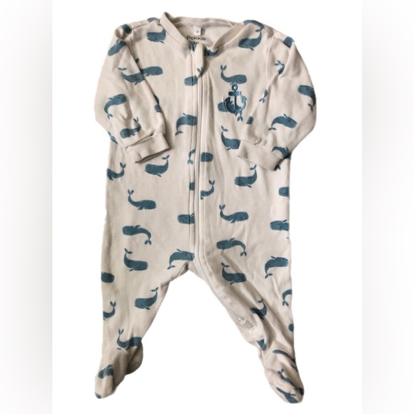 Bundle of 4 footies with themed embroidery• Pekkle• Baby clothing•3 months old - Picture 3 of 7